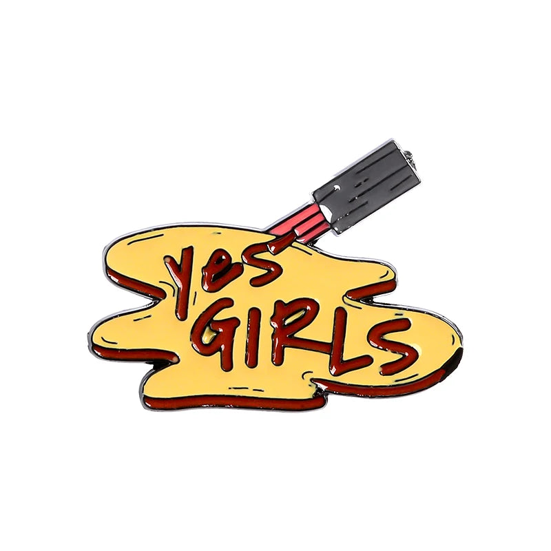 Brush Art Oil Painting Enamel Pins Cartoon Artist Dream Brooches Shirt Lapel Pin Badge Jewelry Gift for Friends Drop Shipping Qme Style 5