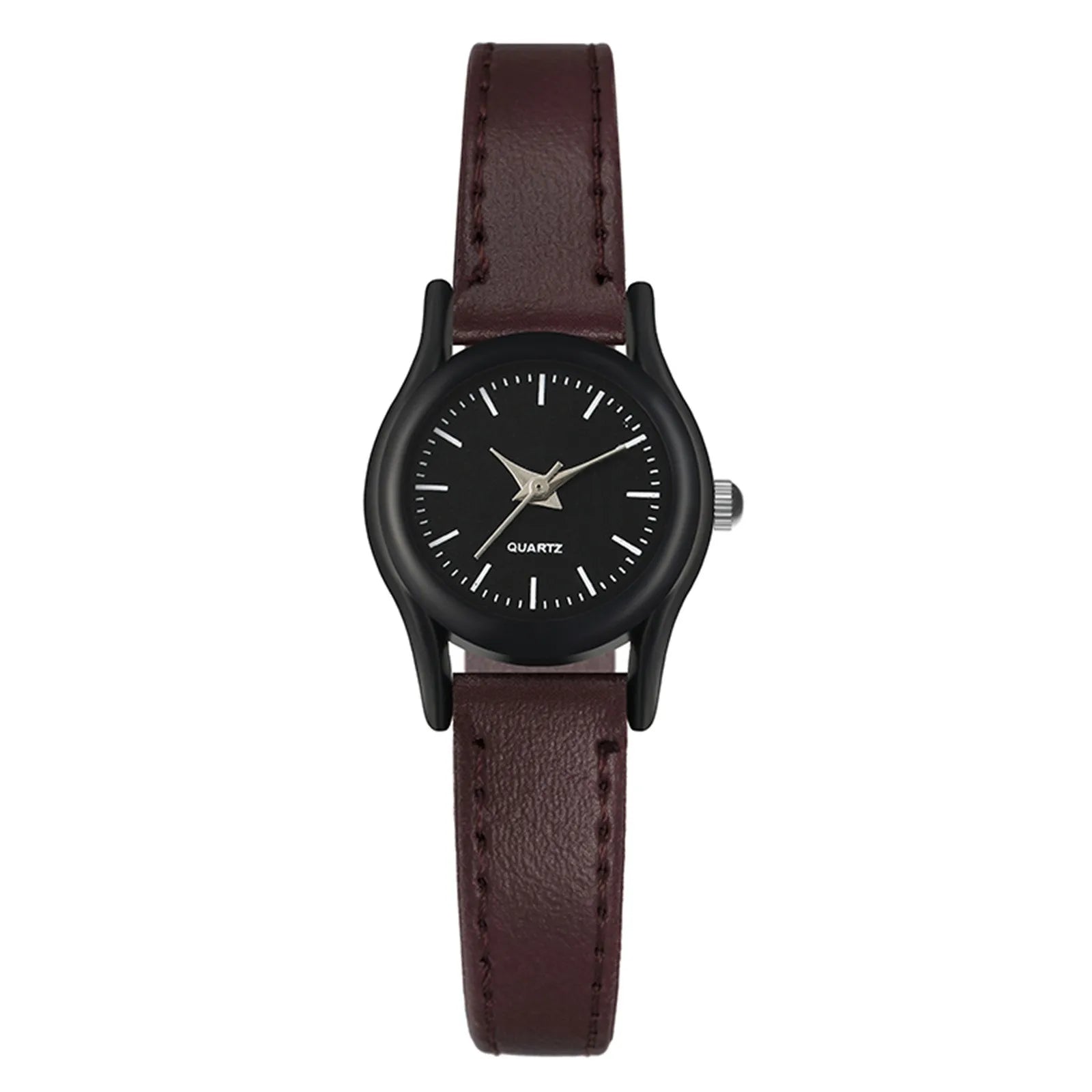 New Couples Watches Leather Strap Minimalist Fashion Quartz Wristwatches Multiple Colors Clothing Accessory Casual Simple Watch Qme L