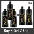 Instant Black Dye Shampoo Black Brown Hair Coloring Natural Herbal Ginseng Hair Repair Shampoo Grey White Hair Dyed Black Qme Buy 3 Get 2 Free