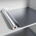 brushed silver wall sticker kitchen living room refrigerator countertop adhesive wallpaper stainless steel 40cm metal Waterproof Qme 1 40cmX5m