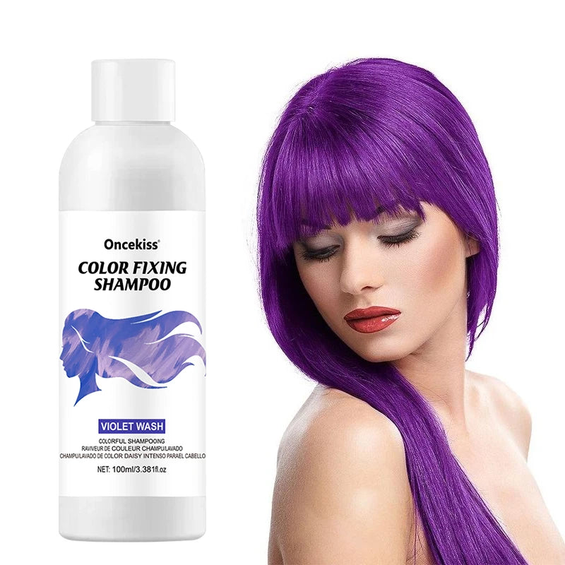 Semi-permanent Hair Coloring Shampoo Invisible Protects Fixes Qme Violet