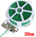 20/50/100M Garden Strapping Bundle Wire Reusable Plants Gardening Flower Support Strap Tie Plant Climbing Cane Fixed Twist Ties Qme 50m