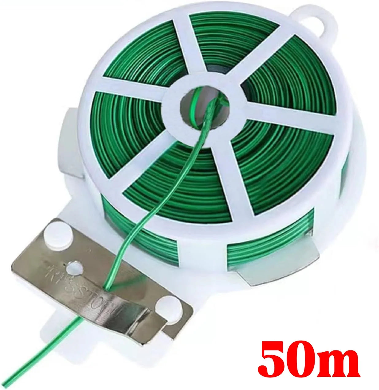 20/50/100M Garden Strapping Bundle Wire Reusable Plants Gardening Flower Support Strap Tie Plant Climbing Cane Fixed Twist Ties Qme 50m