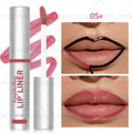 Tear-off Lip Liner Gloss Create Custom Line Waterproof Matte Tint Qme 05