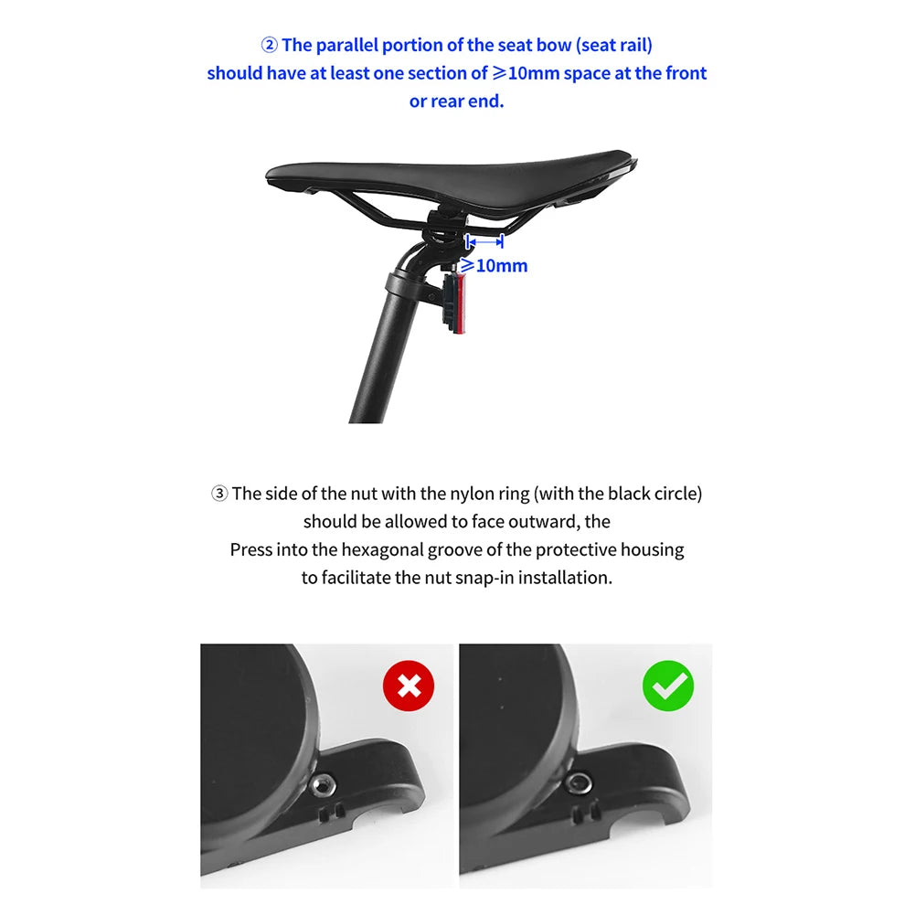 Tracking Protect Sleeve Anti-Theft Bicycle Location Tracker Protective Shell Bike Tracker Accessories for Airtag Saddle Mount Qme