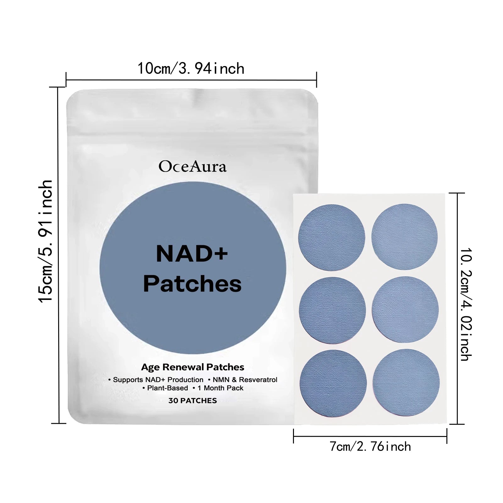 Body Care Patches Nourishing Revitalizing Gently Nourishes the Skin Smoothing Portable Stickers Renewal for Women & Men Qme