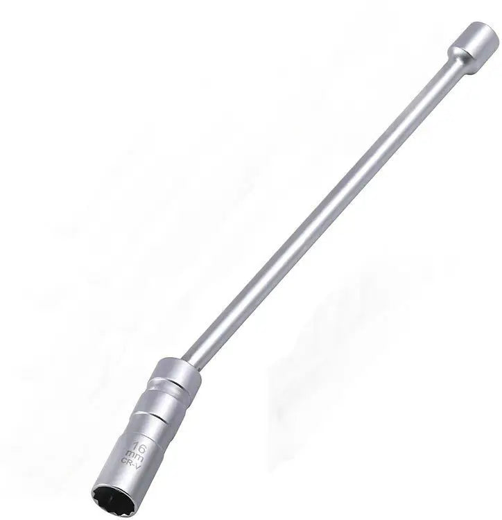 Magnetic Spark Plug Socket Key Wrench Adapter Swivel Long Extension Qme 16mm Long