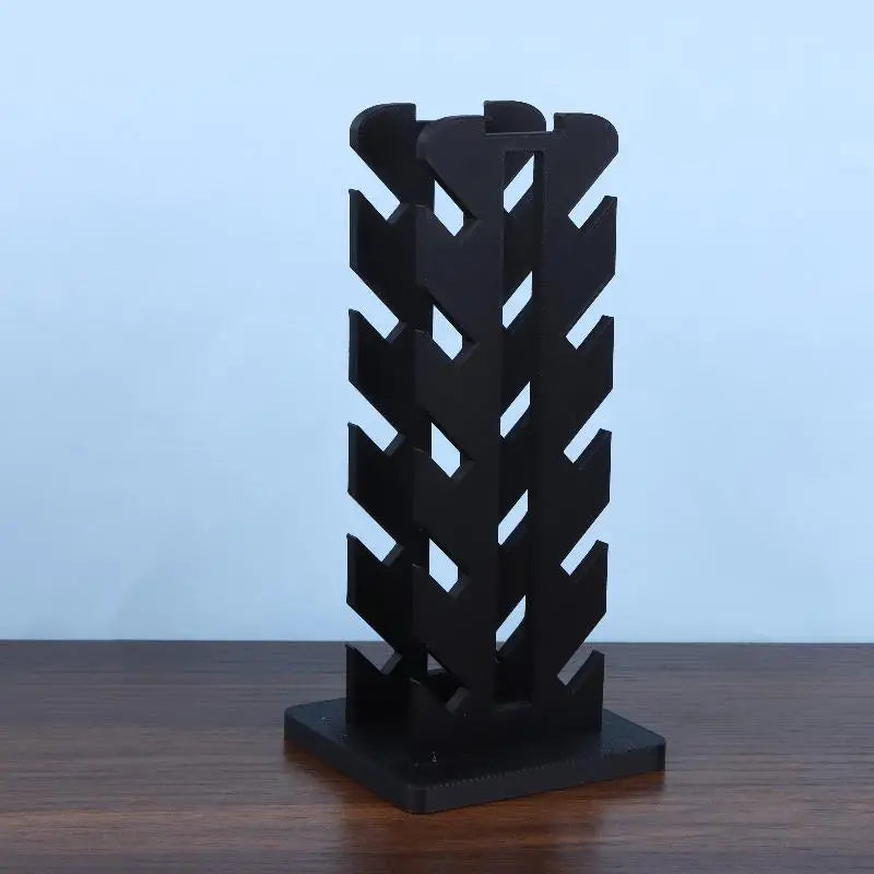 Finger Skateboard Desktop Display Rack Holders 3D Printing Storage Qme Black