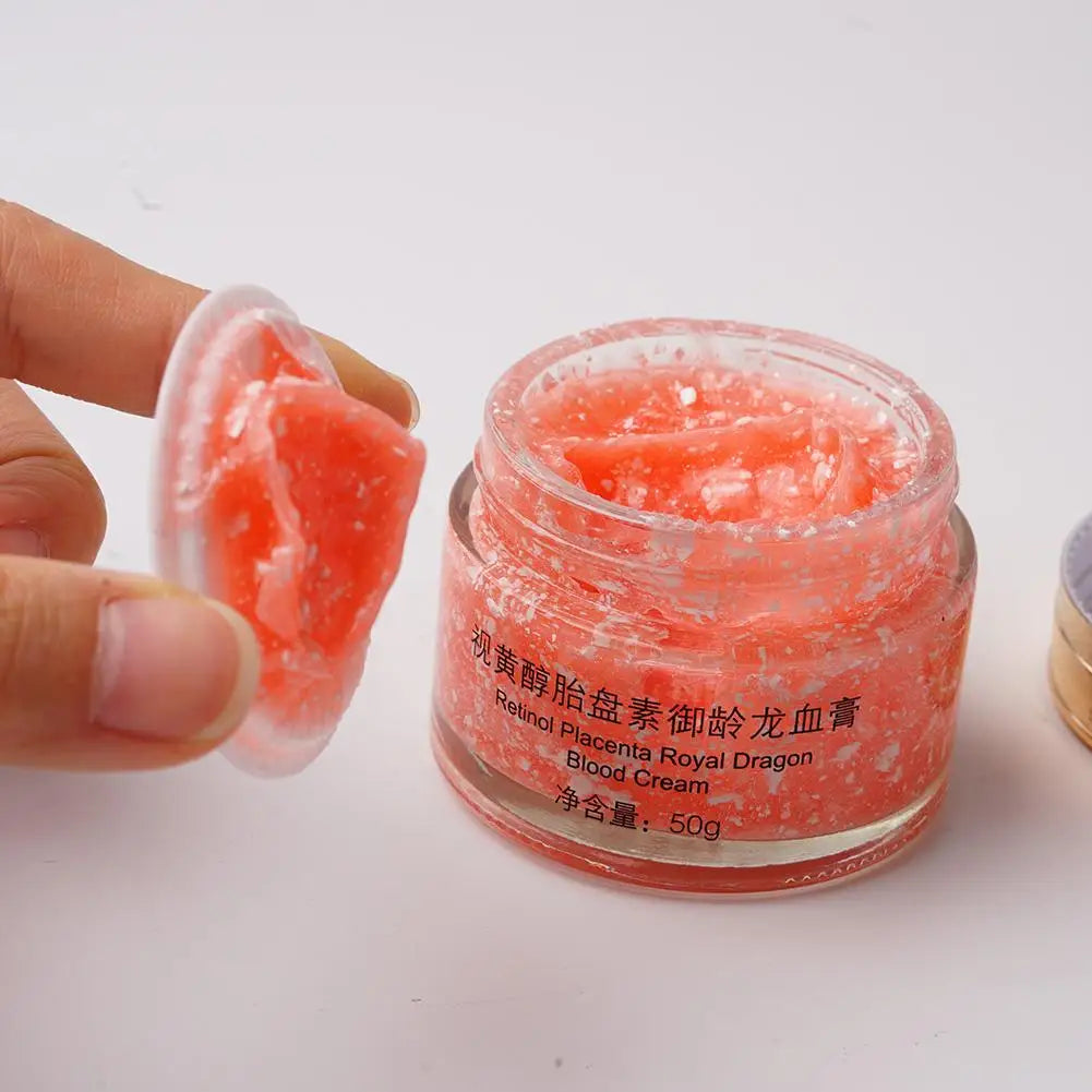 Dragons Blood Easy Cream, Retinol Placenta Dragon Blood Face Cream, Anti Wrinkle Cream For Women Rejuvenate Skin Care 50g Qme