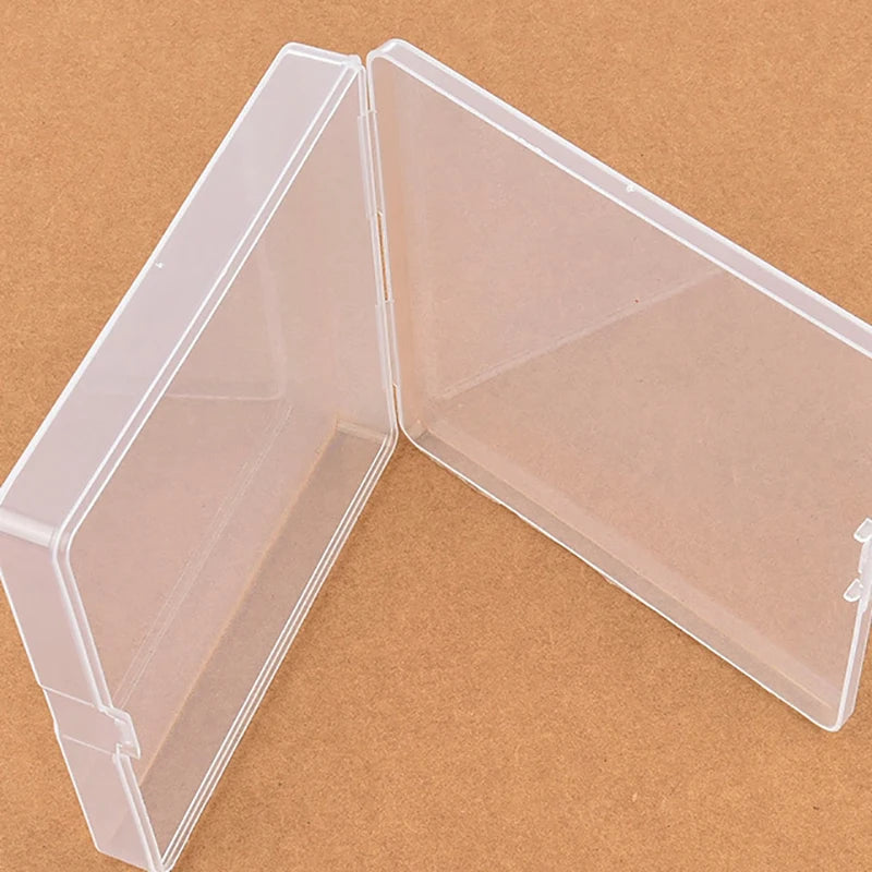 Square Transparent Packing Box Dustproof Durable ID Card Parts Qme