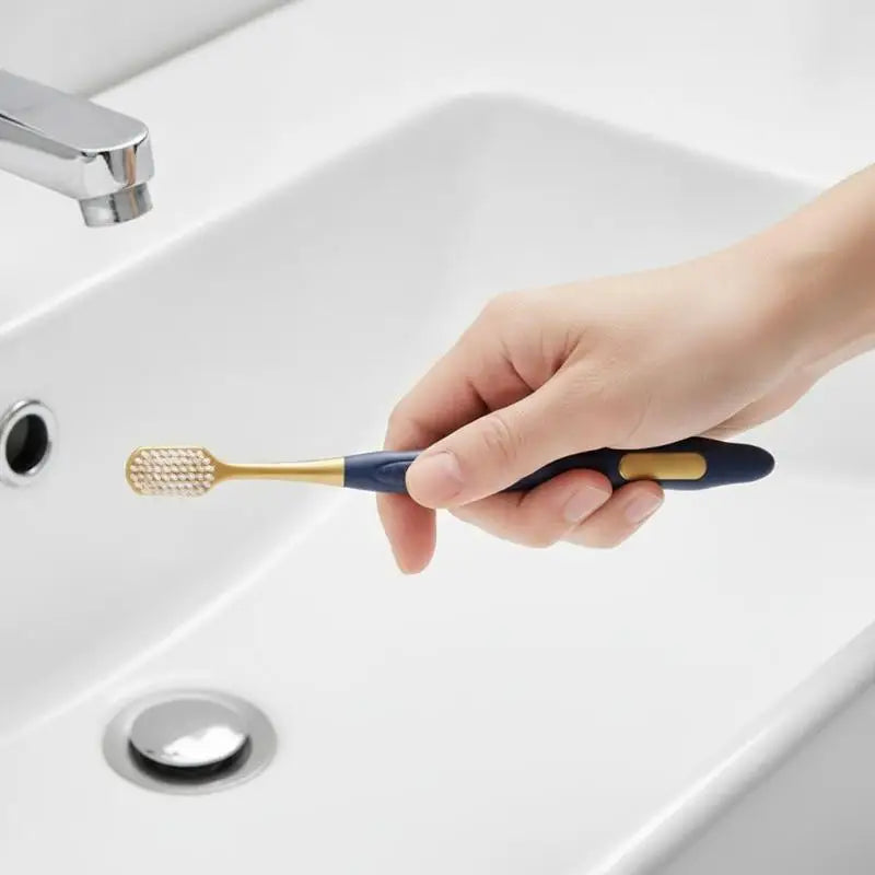 Adult Soft Bristle Toothbrush Effective Oral Cleaning Gum Care 1 Qme