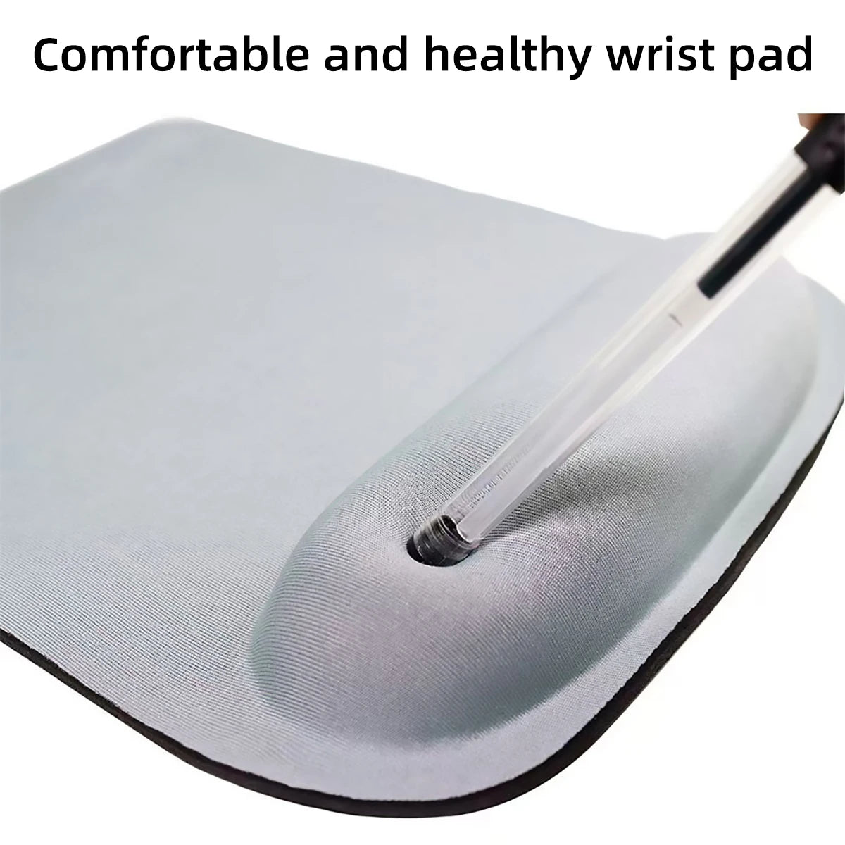 Square EVA Anti Slip Strap Wrist Rest Mouse Pad Soft Comfortable Qme
