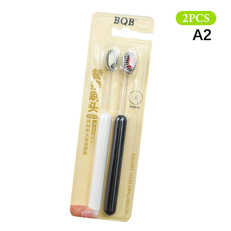 Mouth Clean Toothbrush Ultra-fine Soft Hard Bristle Deep Cleaning Qme A2