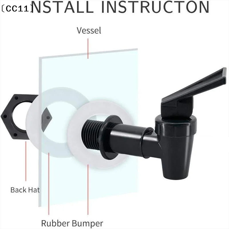 Drinking Water Bucket Tap Replacement Plastic Faucet Wine Juice Qme