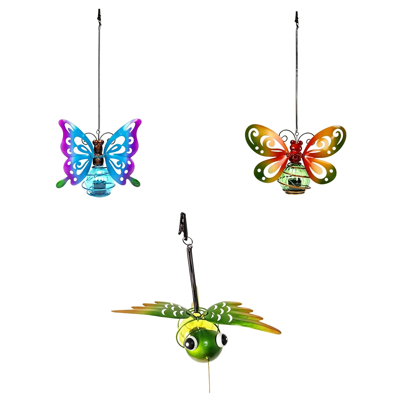 Solar Insect Lights Outdoor Suspended Insect Simulation Light Designed Specifically For Garden Decor Waterproof Outdoor Light Qme