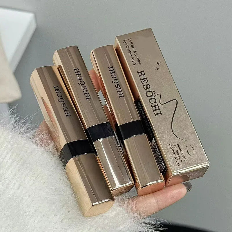Three Gradient Pearlescent Eye Shadow Stick Water&sweatproof Qme