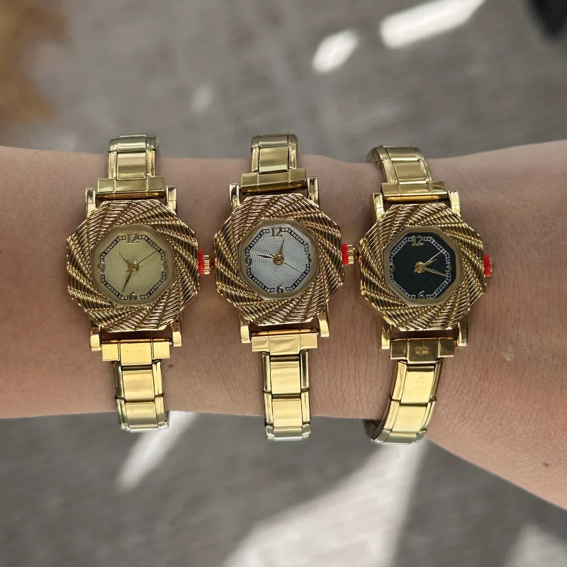 Wholesale Women's Mens DIY 9MM Width Italian Elastic Charm Stainless Alien Shape Watch Bracelet Bangle Party Friend Jewelry Gift Qme
