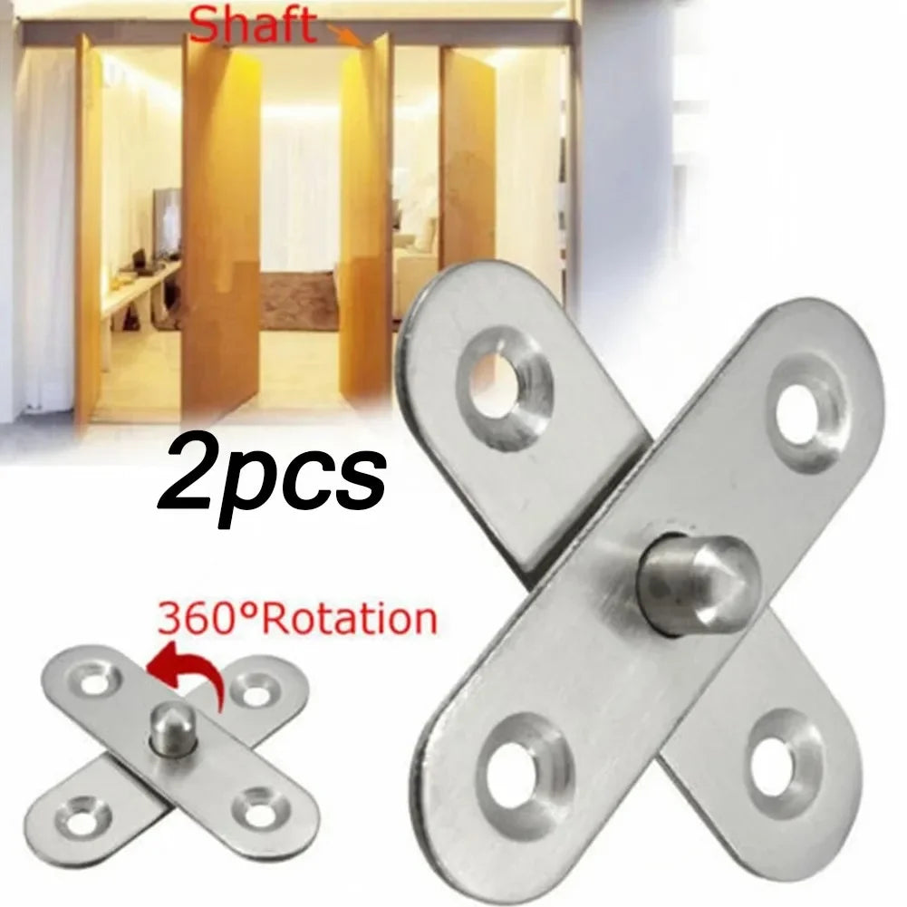 Hinge Rotating Home Internal Door Wooden Door 360 Degree Accessories Door Hardware Pivot Repair Stainless Steel Qme