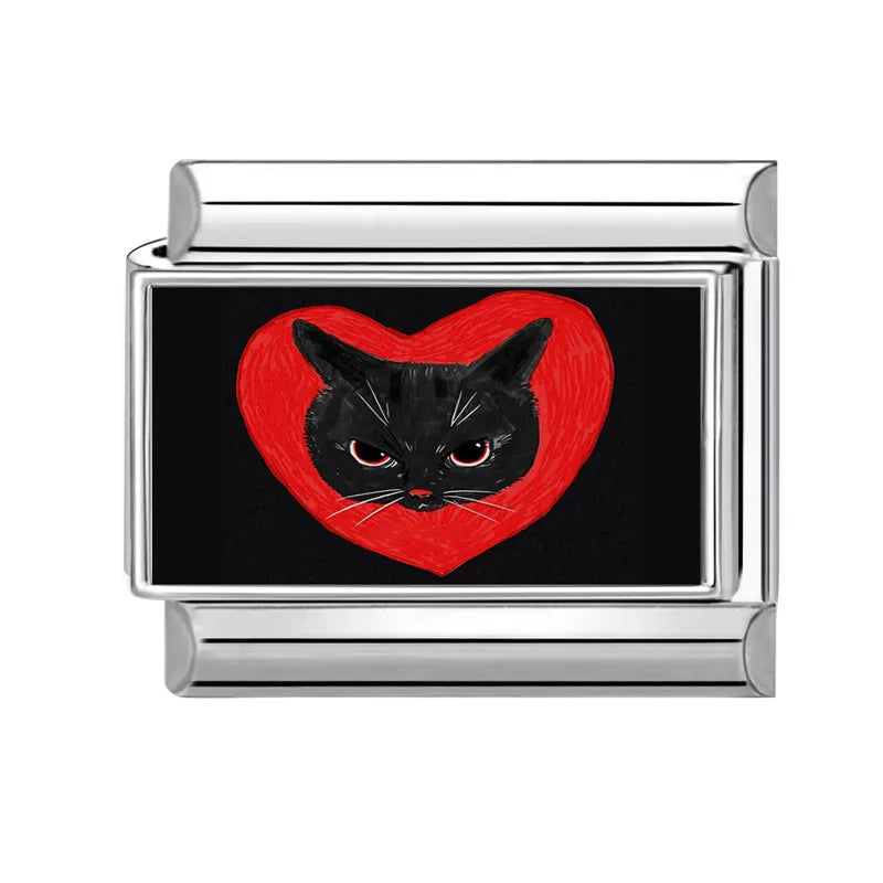 2026 Women Men Colored Star Ghost Cats Halloween Charms Italian Links Fit 9mm Bracelet Stainless Steel DIY Making Jewelry Gift Qme S 22