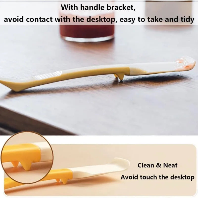 Silicone Jam Shovel Can Opener Cream Spatula Cake Honey Kitchen Qme