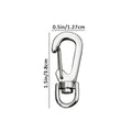 Survival Climbing EDC Snap Hooks Keychain Buckle Clips Mini Spring Qme 1