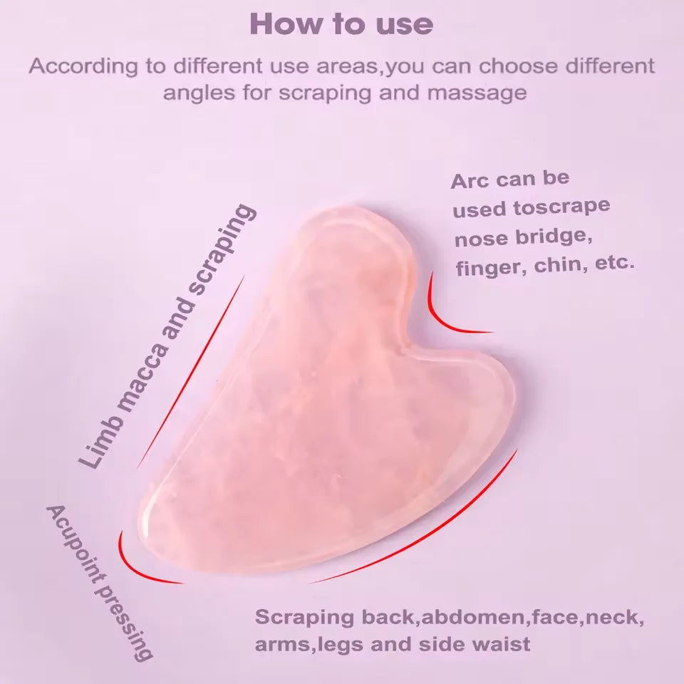 Guasha Massage Stone Body Massage Tool Beeswax Guasha Scraping Facial Scrapping Plate Neck Care SPA Massage Beauty Healty Tool Qme