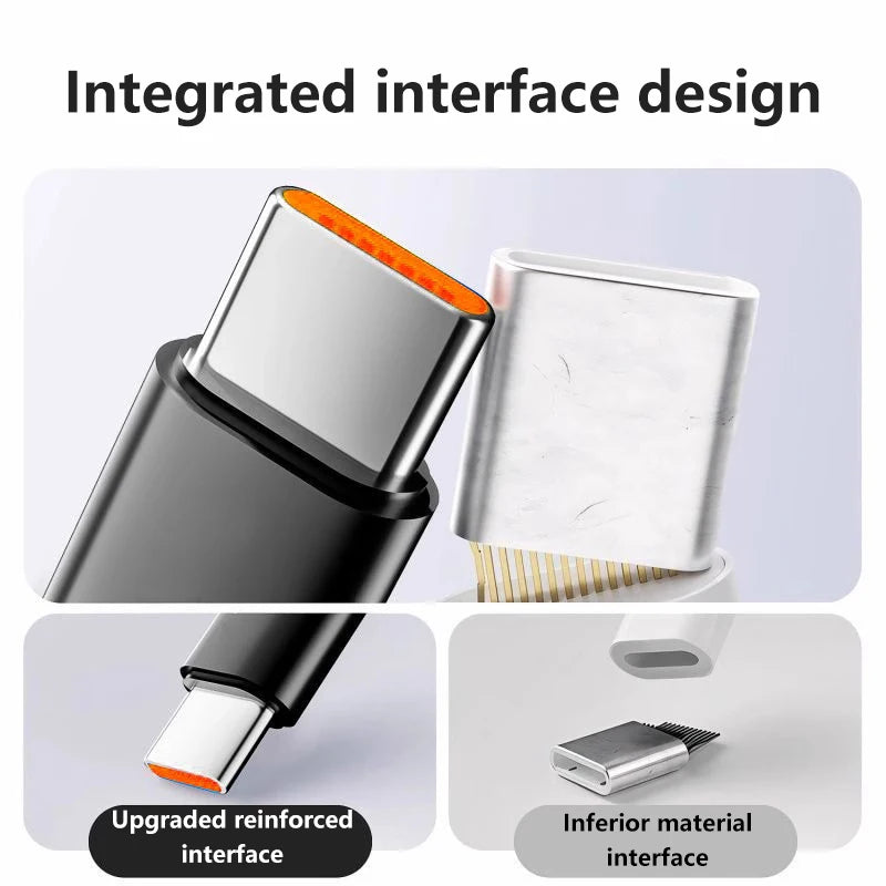 10A 240W USB A to Type C Super Fast Charging Cable USB C Quick Charging Data Cord Phone PD Wire For Xiaomi Redmi Huawei iphone Qme