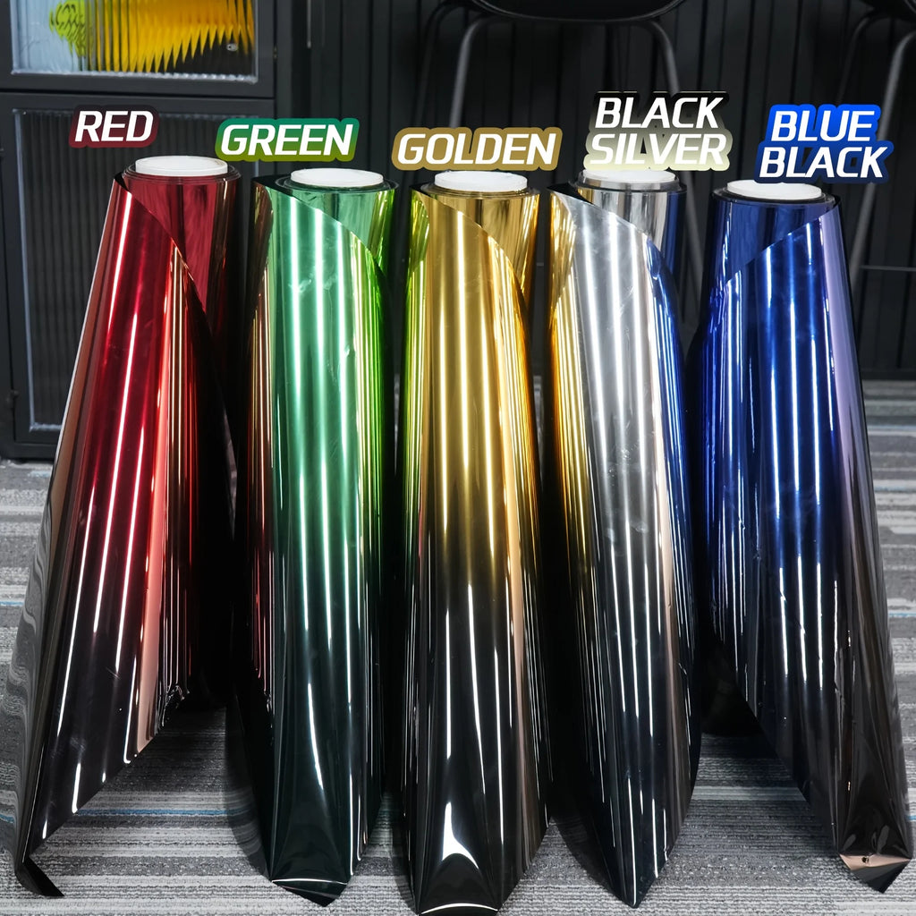 Gradient Window Tint Film Heat Insulation Car Window Shade Anti-UV Protection Automotive Insulfilm Tint Car Accessories Qme