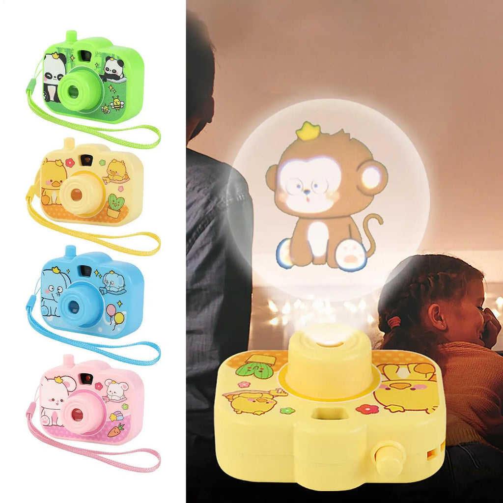 Kids Projector Camera Animal Image Small Projector Educational Learning Projector Toys Portable Projector for Learning Qme