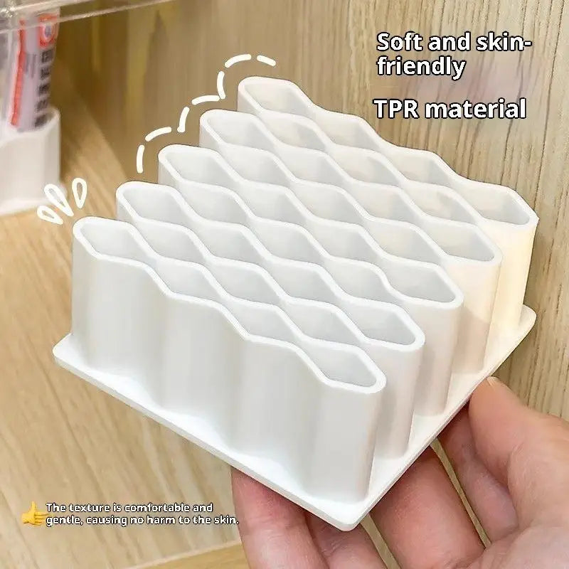 Acrylic Transparent Multi-layer Nail Polish Display Stand Lipstick Qme 3