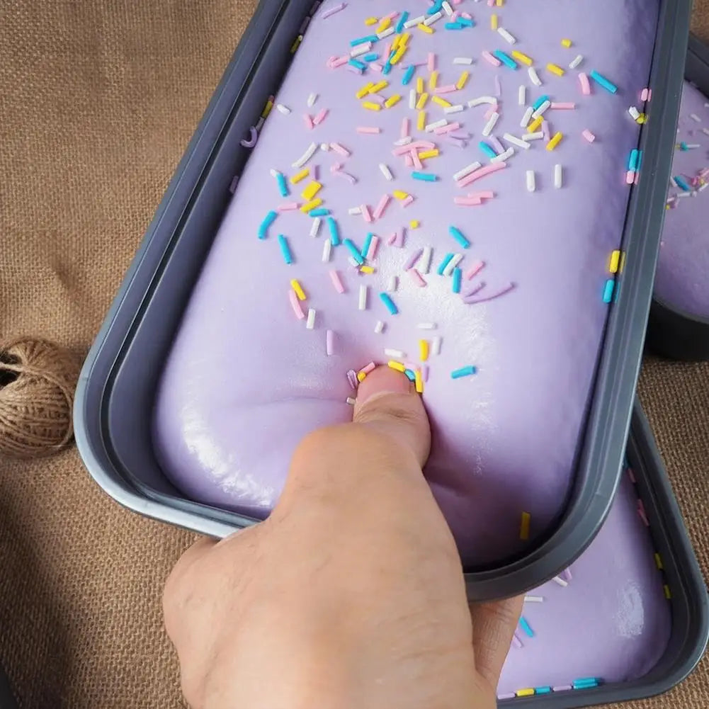 Pastel Cake Squishy Slow Rising Squeeze Sensory Toy Quiet Stress Qme