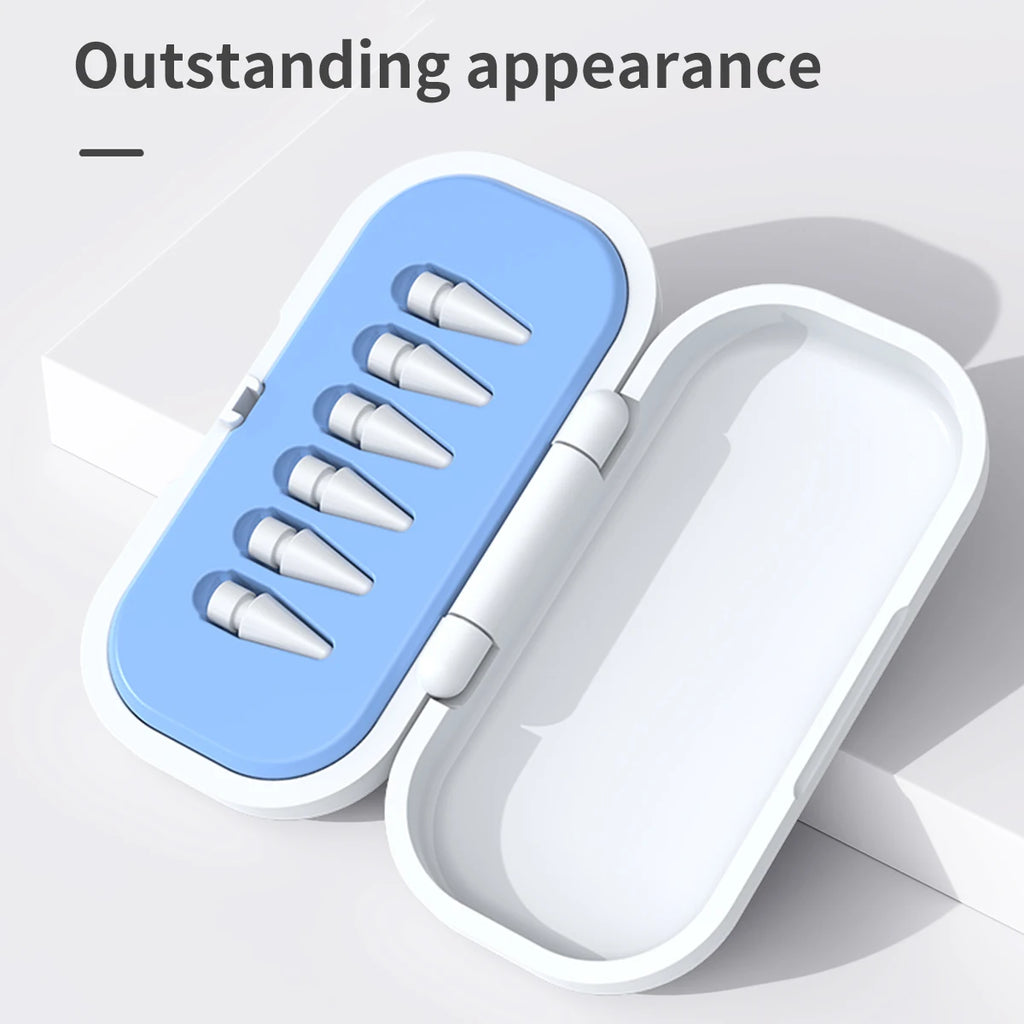 1 Replacement Pencil Tip Storage Box Compatible Apple's First Second Qme