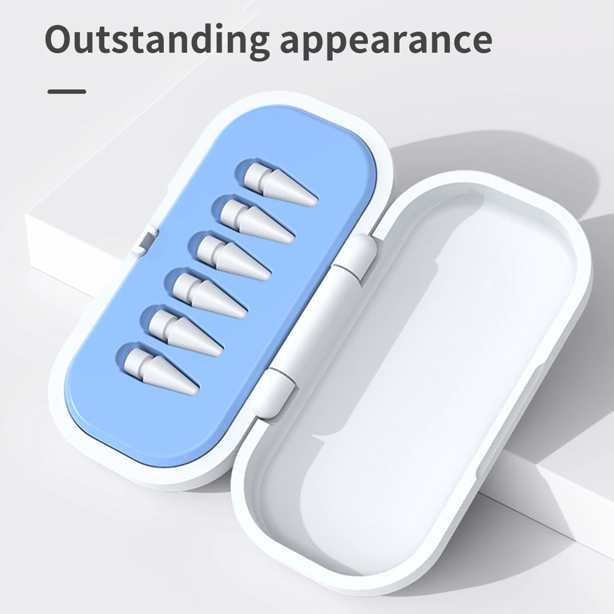 1 Replacement Pencil Tip Storage Box Compatible Apple's First Second Qme