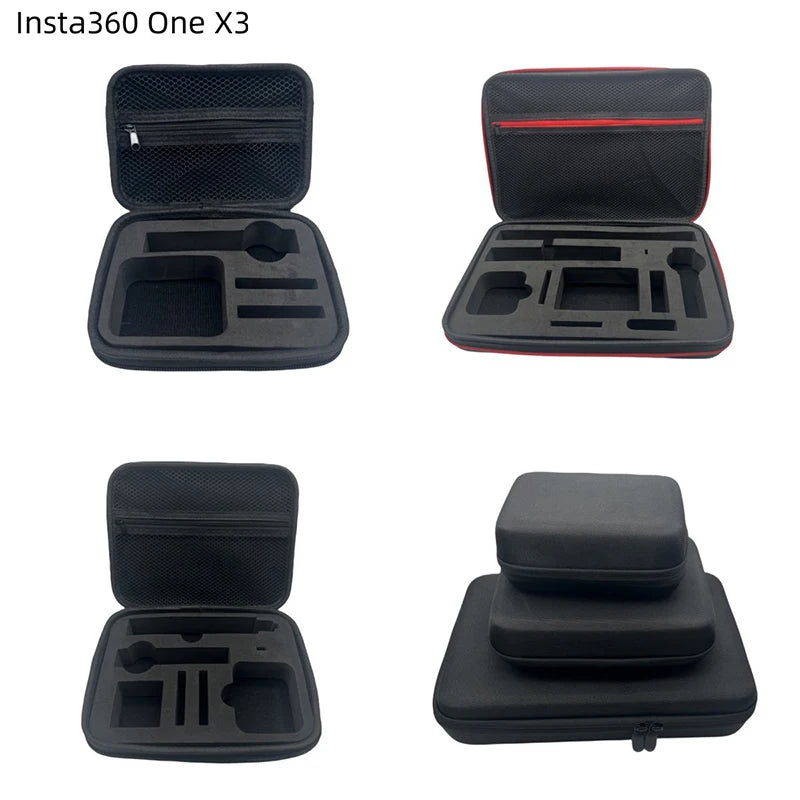 Storage Case Waterproof Protective Carrying Bag Insta 360 X3 X4 Qme