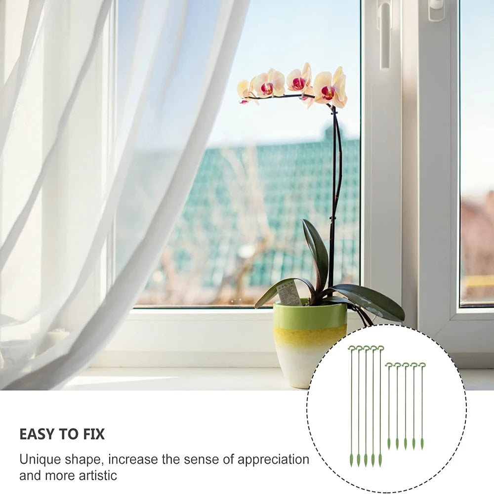 Shaped Support Pole, Flower Stand, Support Plant, Potted Plant, Fixed Flower, Anti Lodging And Leaf Protection Frame Qme