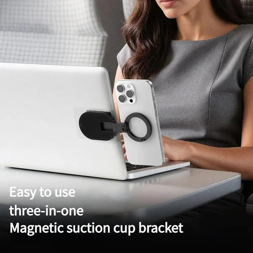 Magnetic Phone Ring Holder Multi-functional Desktop Stand IPhone 17 Qme