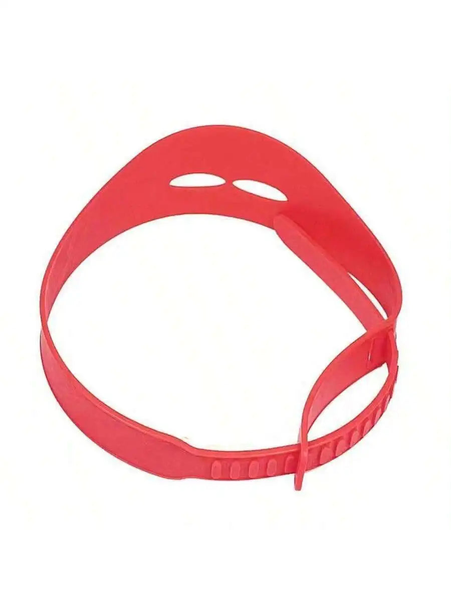 Integrated Adjustable Hairband Portable Neck Hair Trimming Styling Qme red