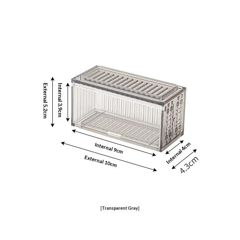 8-Compartment Acrylic Toy Car Display Rack Wall-Mounted Model Car Storage Cabinet Stackable Dustproof Case Qme Gray