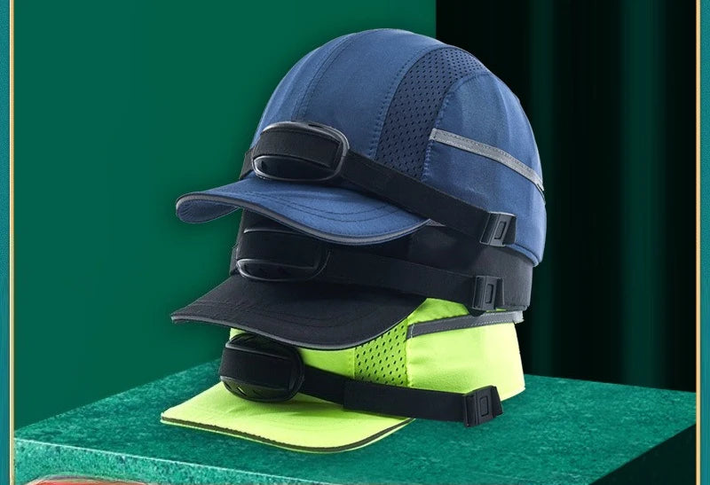 Lightweight and breathable ABS hard hat anti-smash labor insurance hat factory workshop work protective equipment Qme