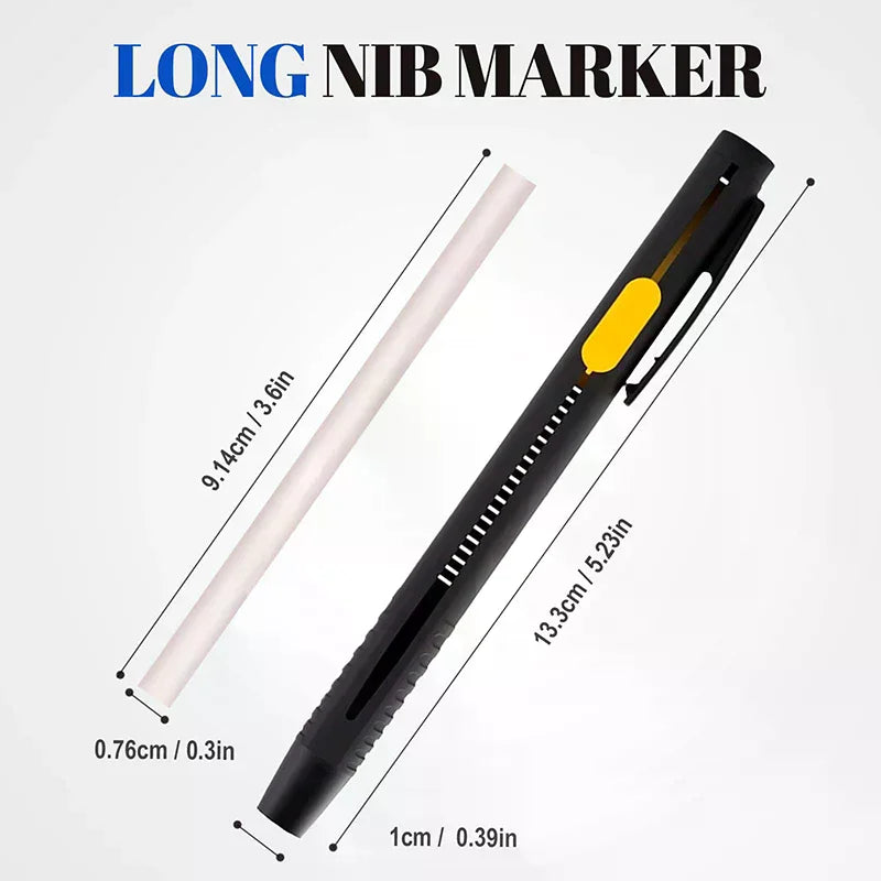 2 Pens+20 Premium Refills Chalk Pencil Patchwork Disappearing Fabric Marker Pens For DIY Craft Sewing Marking Chalk Sewing Qme