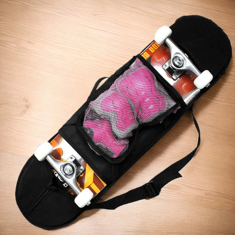 Skateboarding Carrying Handbag Waterproof Balancing Scooter Storage Cover Backpack Adjustable Strap Skateboard Backpack Qme