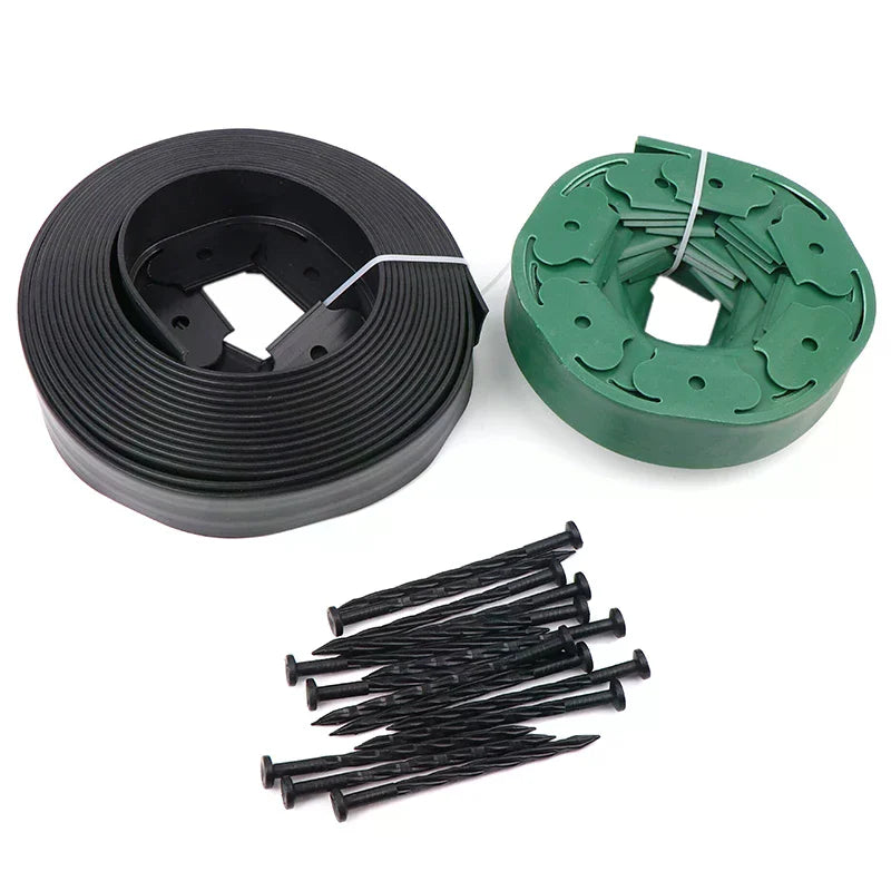 Durable Plastic L-Shaped Isolation Belt, Tree Ring Retaining Board, Lawn Greening Root Wall Qme