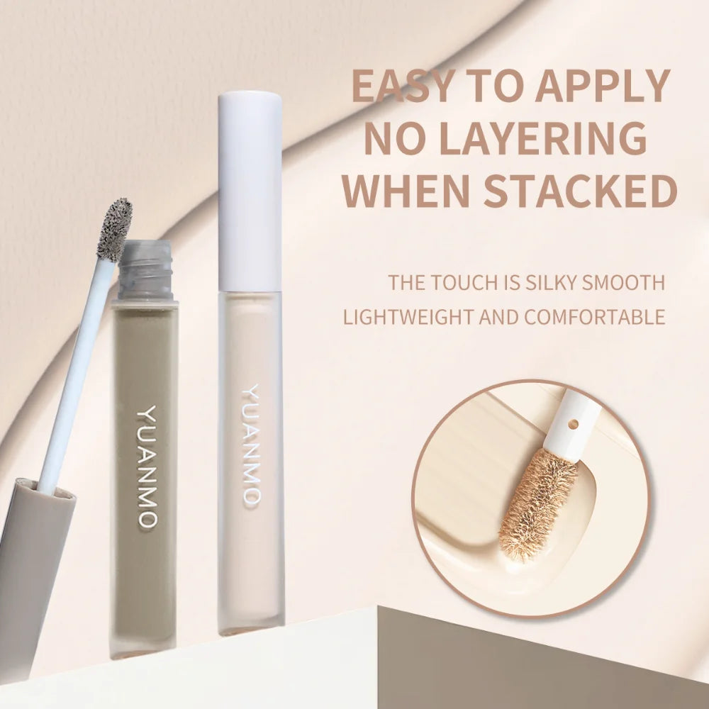 Liquid Concealer Matte Coverage Waterproof Oil Control Moisturizing Qme