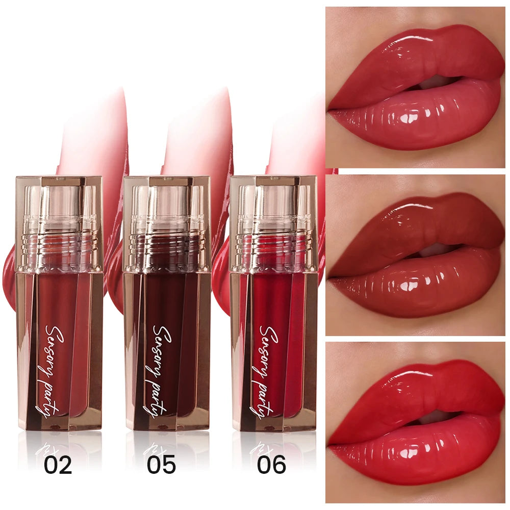 Selling Plumping Glass Lip Gloss Moisturizing Non-sticky Shiny Glaze Qme 03