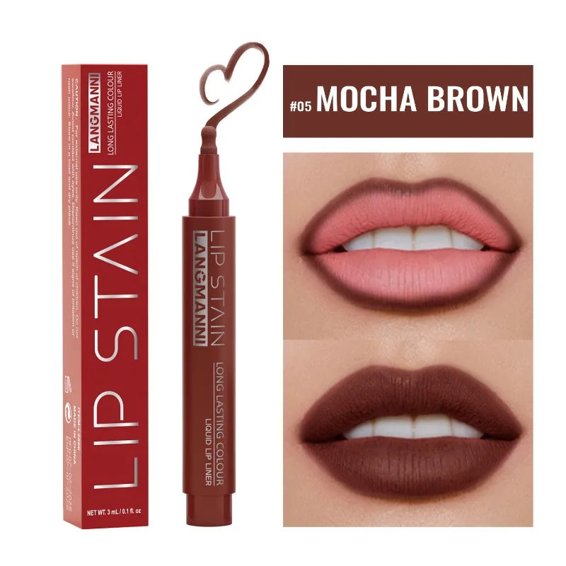 1PC Liquid Matte6-Color Lipliner Pencil Waterproof Plumping Stain Lipstick Natural Lip Liner Outline Lip Contour Makeup Cosmetic Qme