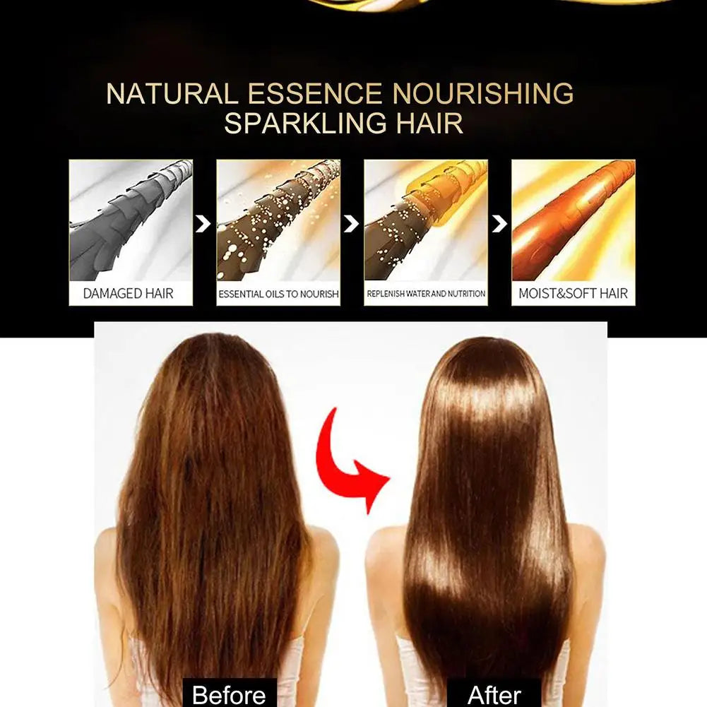 Hair Styling Serum Frizzy Dry Rose Essence Oil Capsules Leave-in Anti Qme
