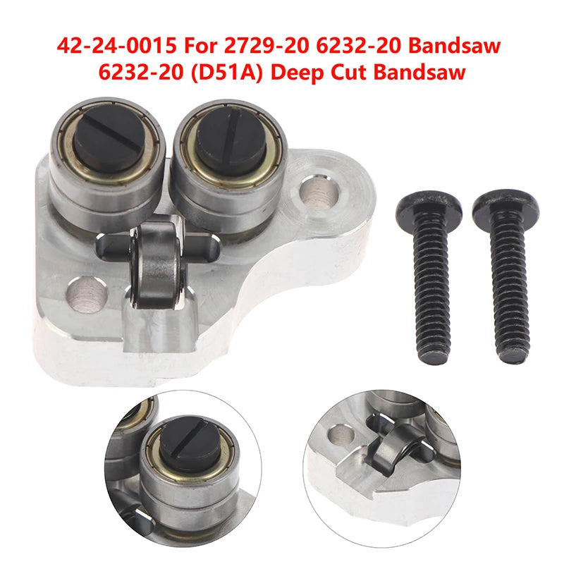 Front Guide Roller Kit 42-24-0015 For 6232-20 (D51A) Deep Cut Bandsaw 2729-21 18V Fuel Deep Cut Bandsaw Qme