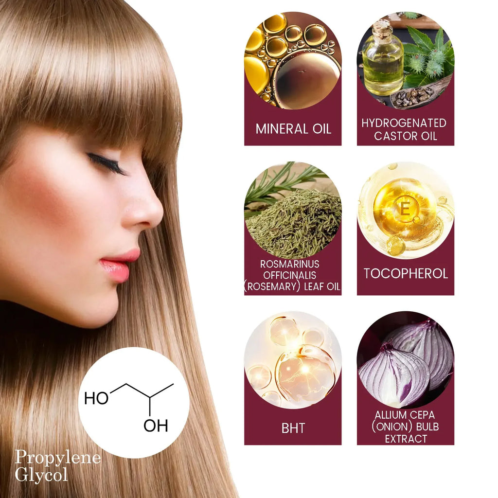 Red Onion Hair Growth Essential Oil Care Spray Prevent Hair Loss Nourish Roots Improve Hair Texture Care Products Qme