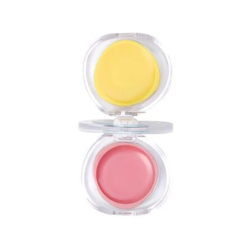 2-in-1 Lip Balm Moisturizing Hydrating Anti-cracked Mask Qme Two-tone lip mask