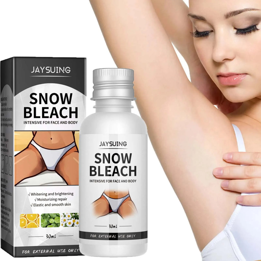 Body Snow Bleach Cream Nicotinamide Brighten Private Parts Underarm Bleaching Armpit Elbow Knees Joint Removal Dark Spot Melanin Qme